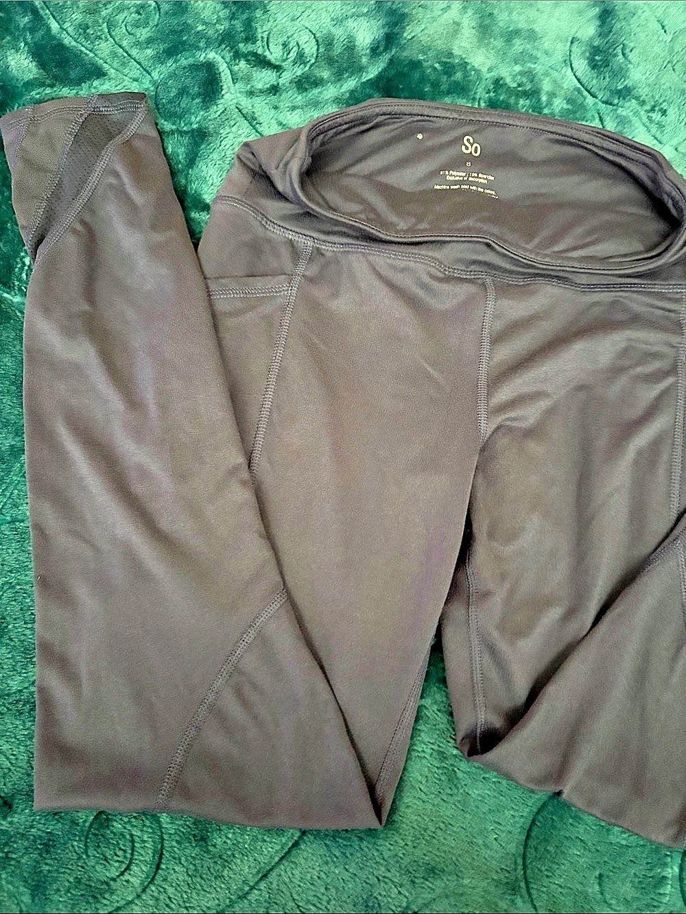 SO Bluish Gray Athletic Leggings